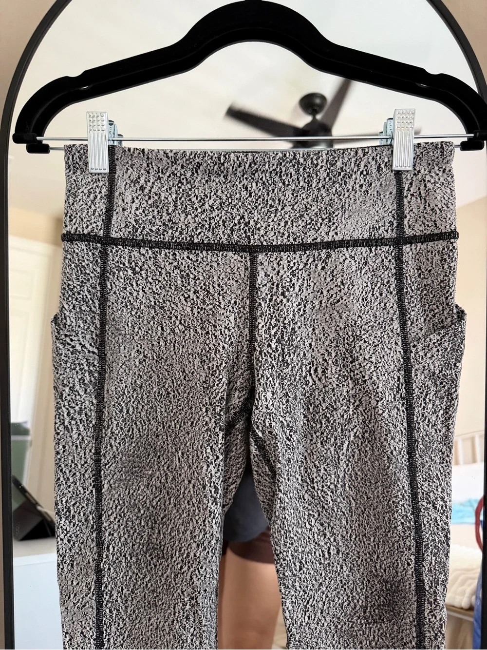 lululemon athletica Black and White Patterned Leggings